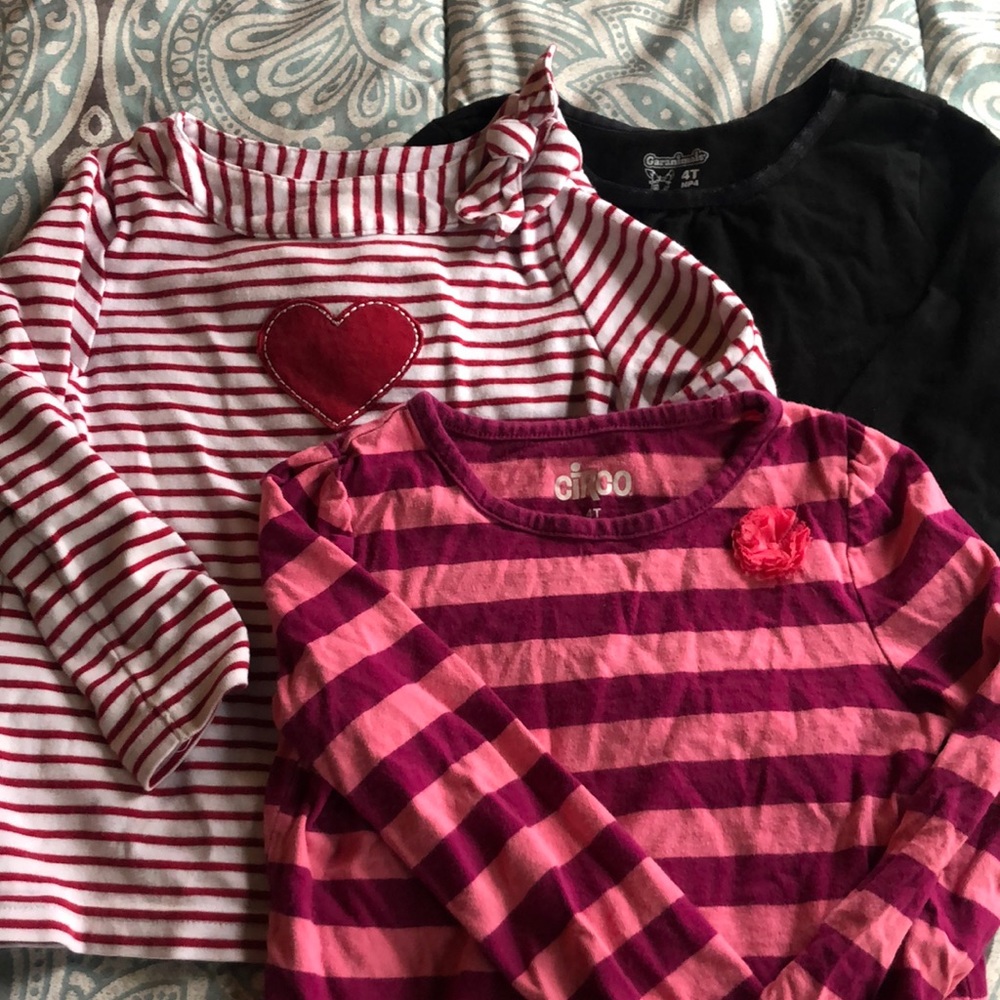 4T long sleeve shirt lot